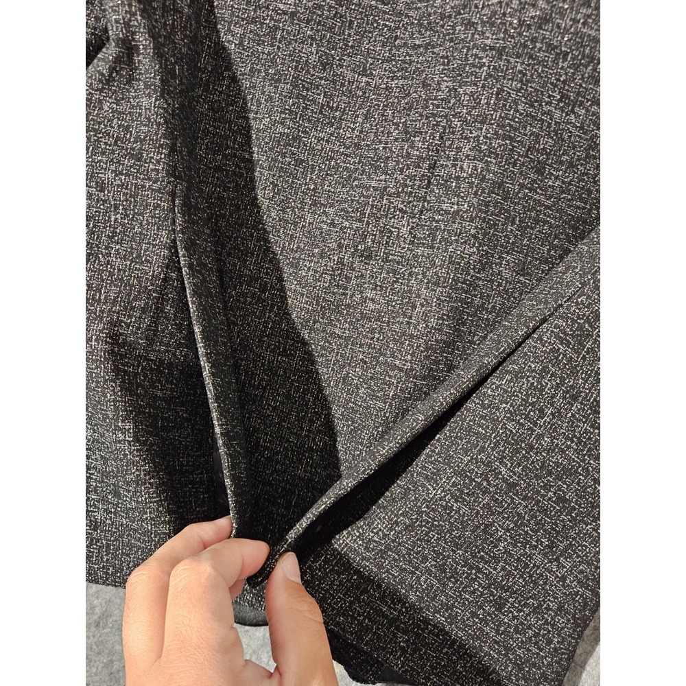 Tallia Tuxedo Jacket Mens Black Metallic Stretch Peak Lapel 46R Blazer - Picture 9 of 11